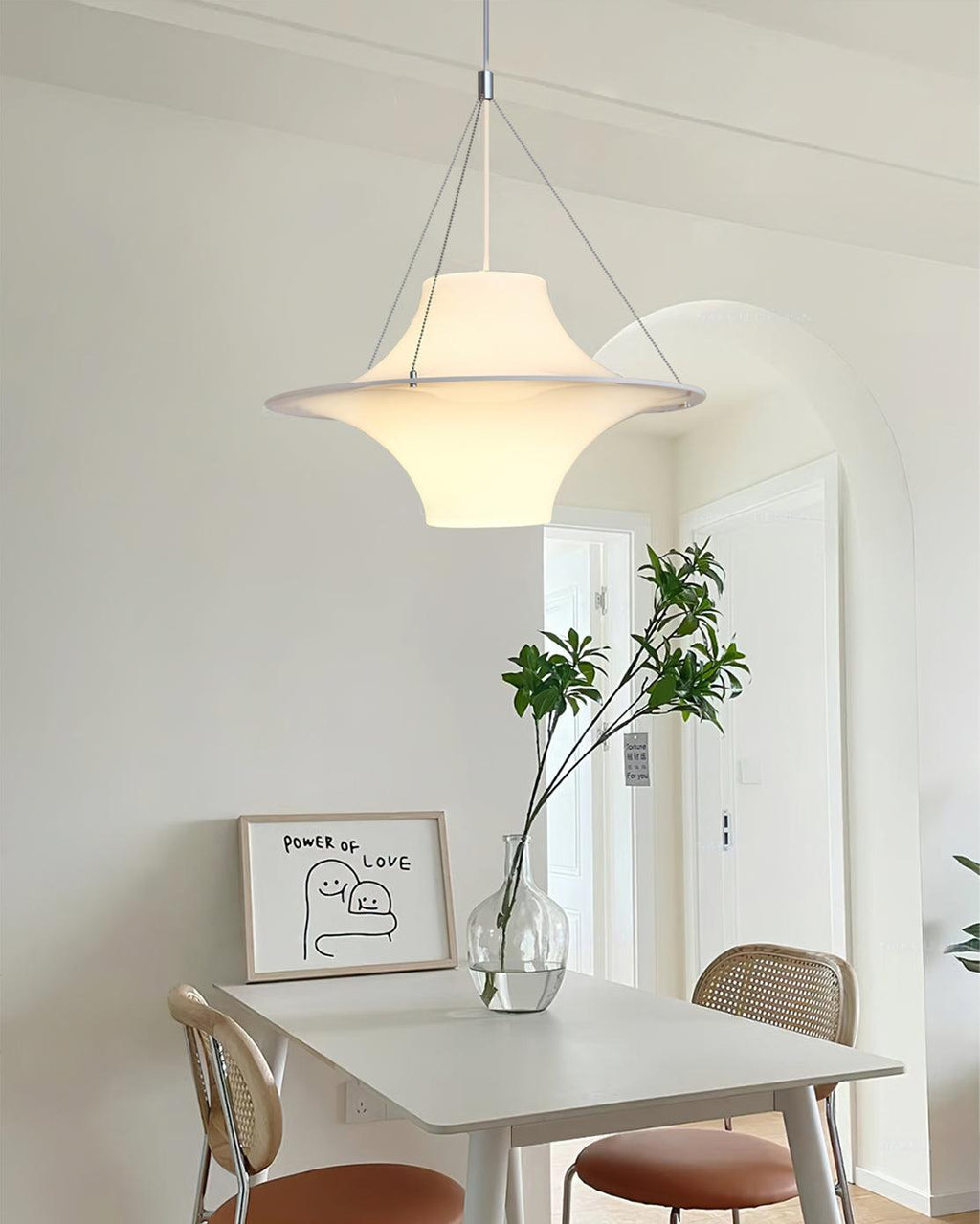Giorava Acrylic Pendant Light-Moonnatur