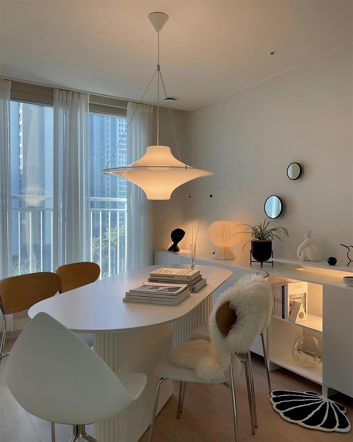 Giorava Acrylic Pendant Light-Moonnatur