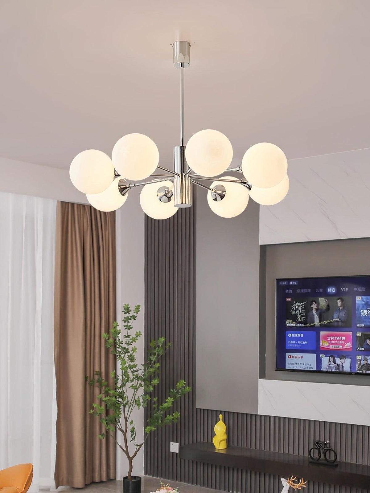 Oakenia Glass Chandelier-Moonnatur