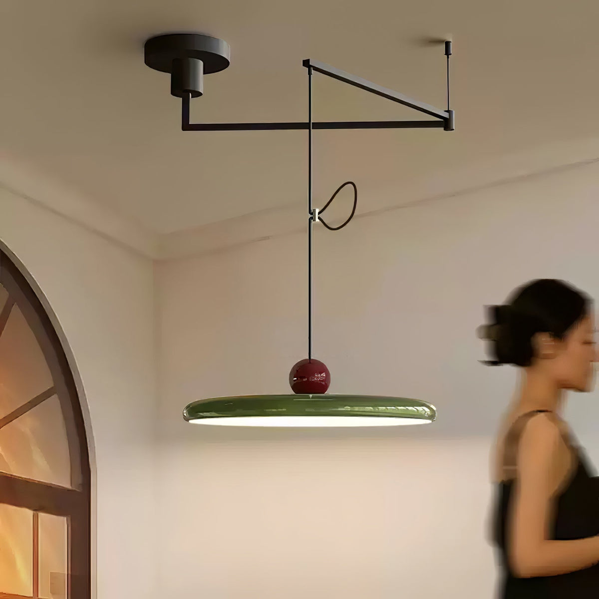 Lyrenora Acrylic Pendant Light-Moonnatur