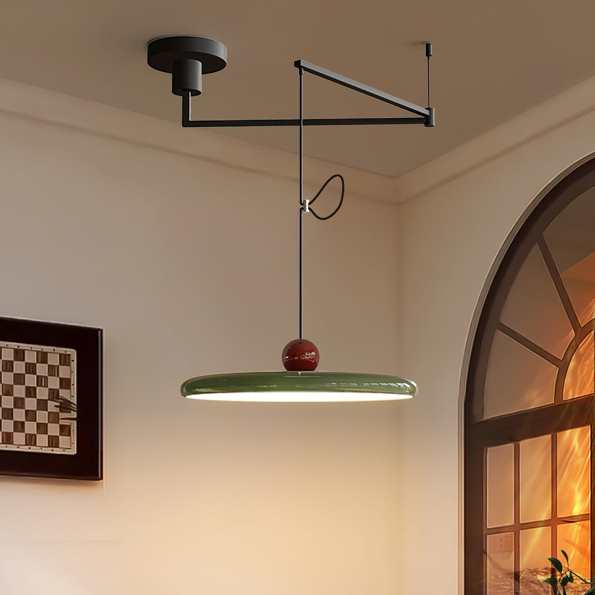 Lyrenora Acrylic Pendant Light-Moonnatur