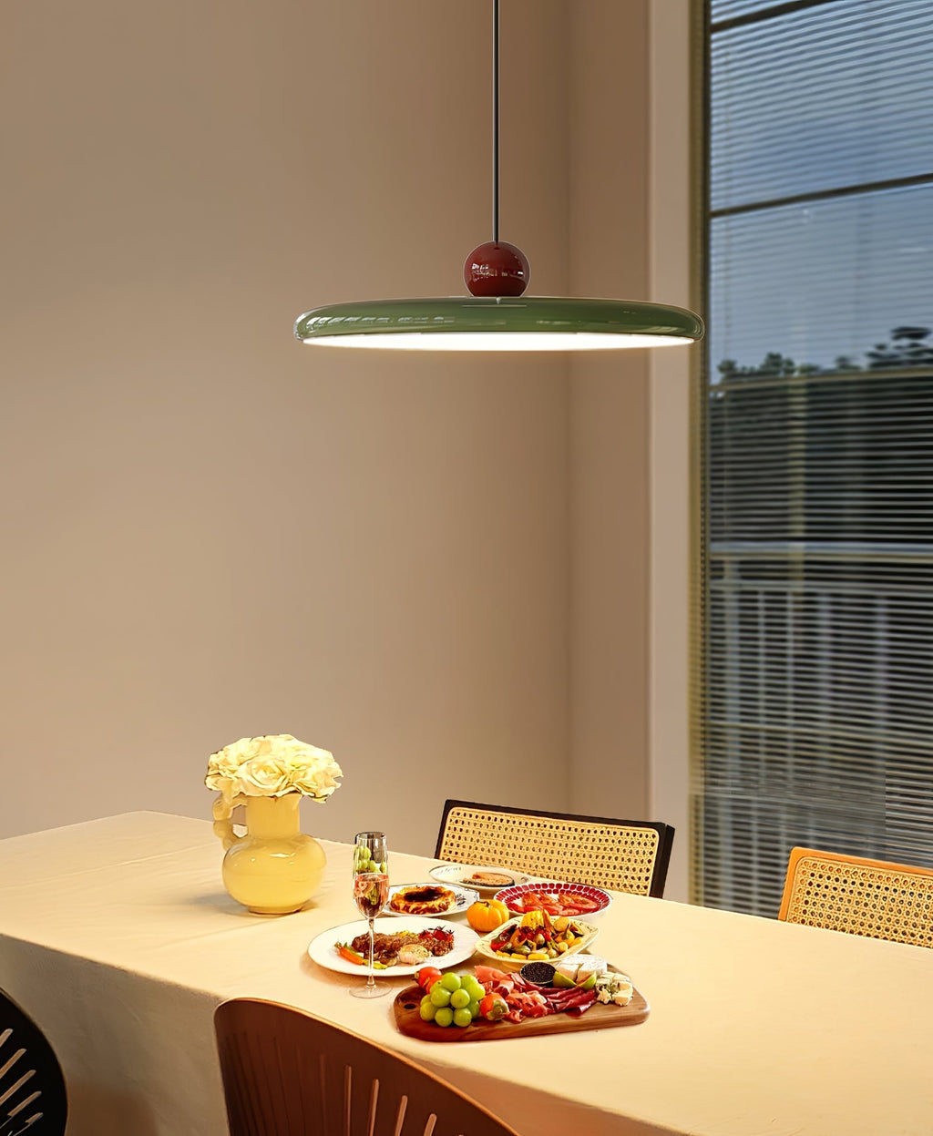 Lyrenora Acrylic Pendant Light-Moonnatur