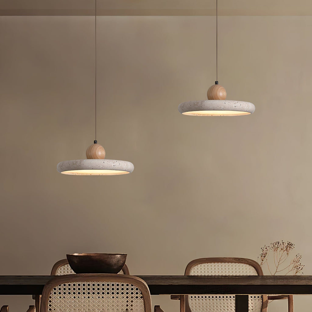 Hathereth Stone Pendant Light-Moonnatur