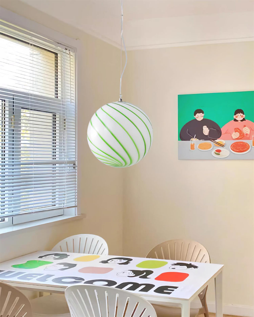 Tardenmere Glass Pendant Light-Moonnatur