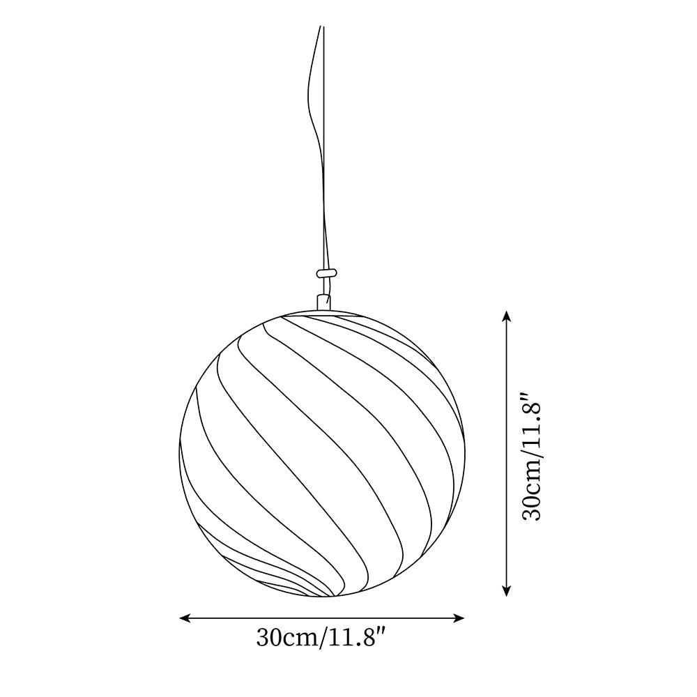 Tardenmere Glass Pendant Light-Moonnatur
