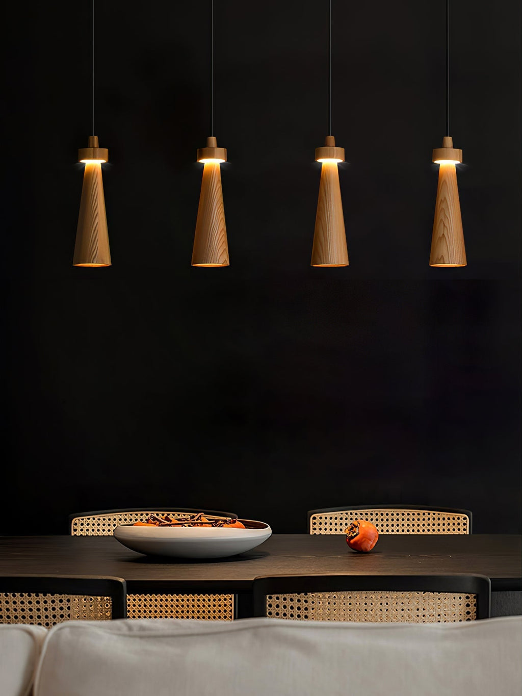 Xerenlyn Wood Pendant Light-Moonnatur