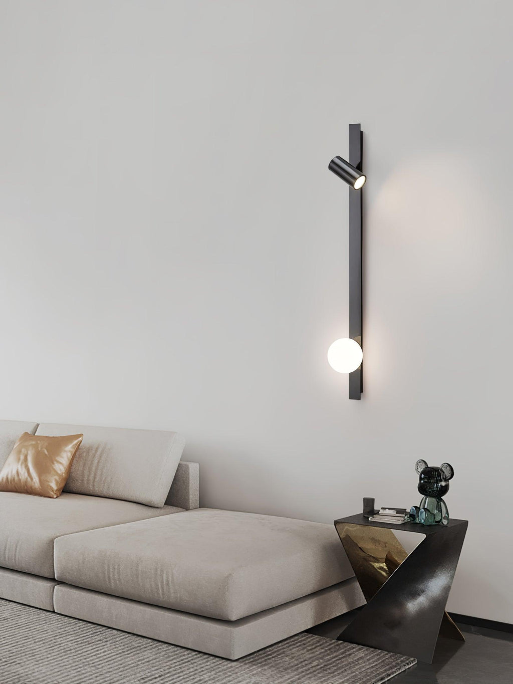 Dalmere Glass Wall Light-Moonnatur