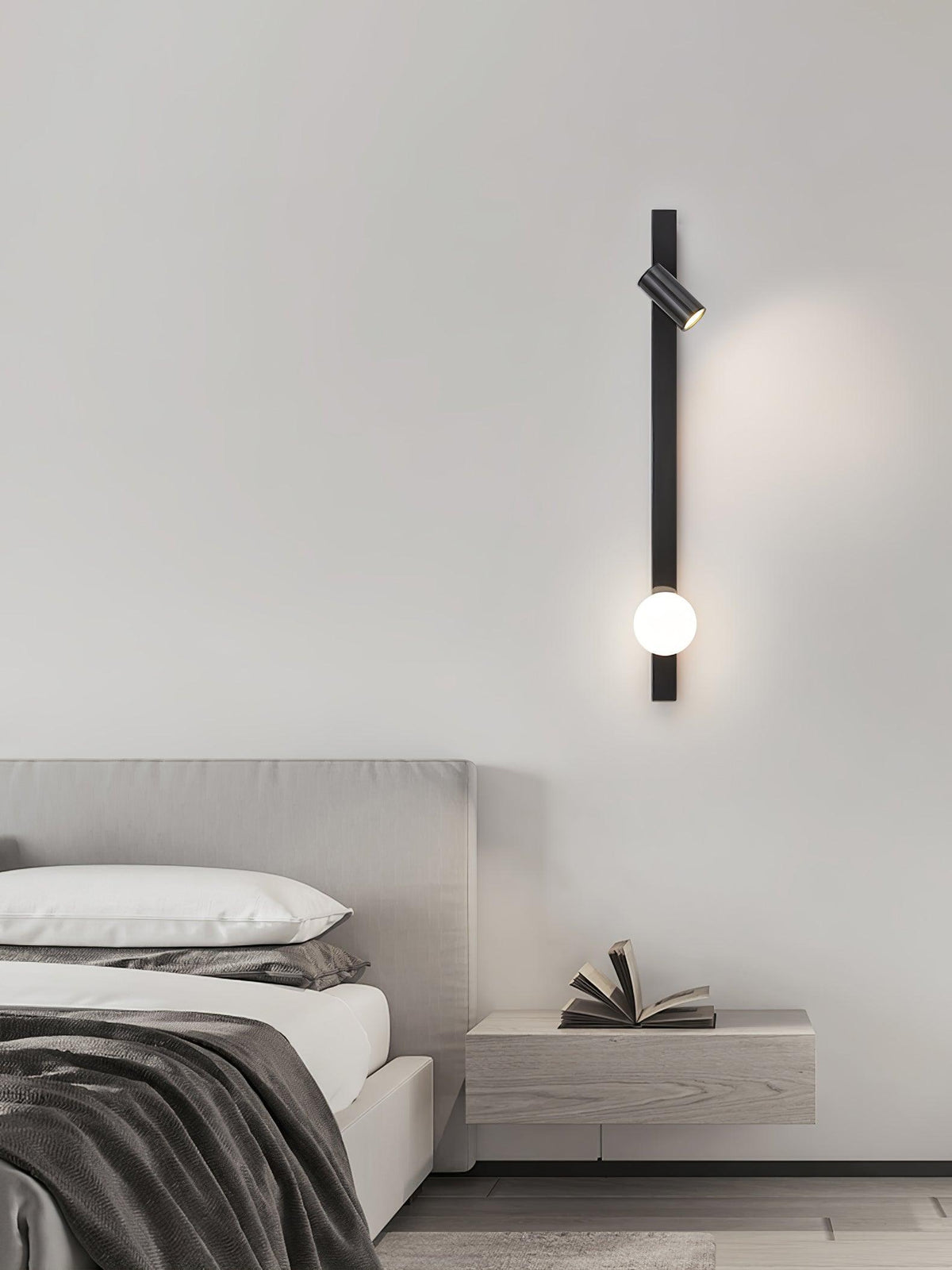 Dalmere Glass Wall Light-Moonnatur