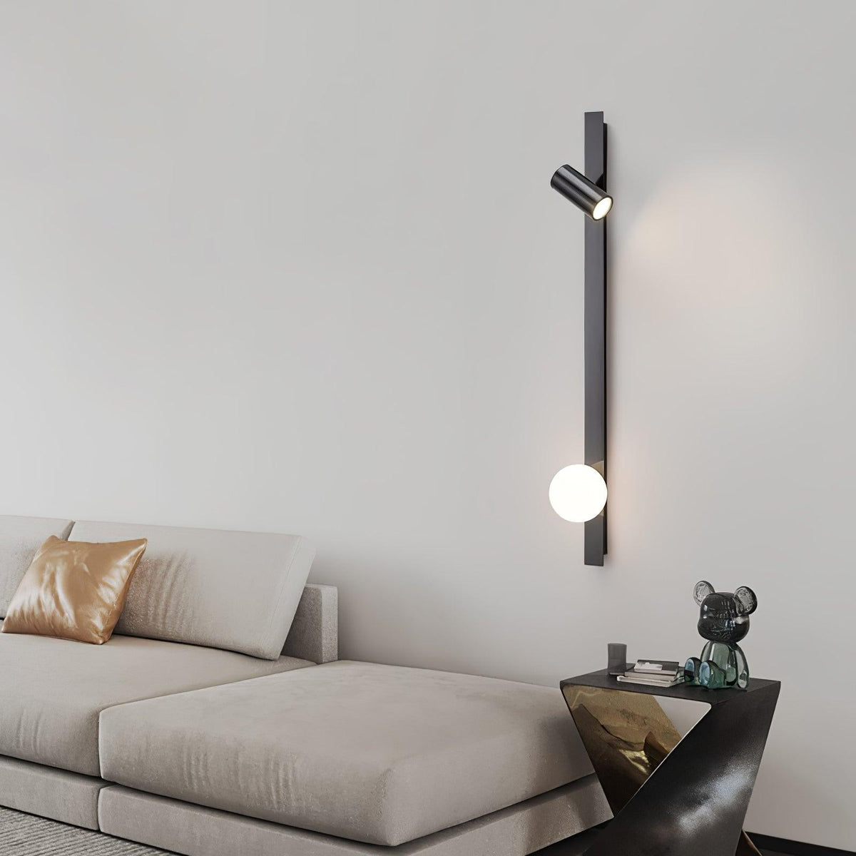 Dalmere Glass Wall Light-Moonnatur
