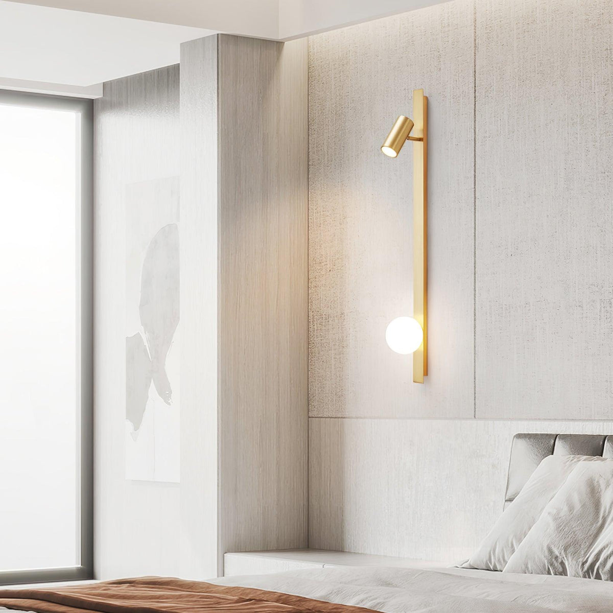 Dalmere Glass Wall Light-Moonnatur
