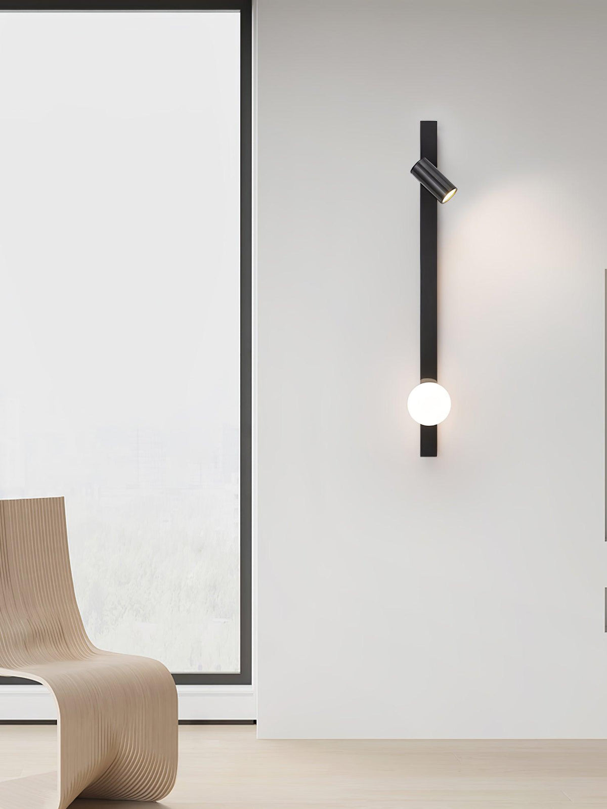 Dalmere Glass Wall Light-Moonnatur