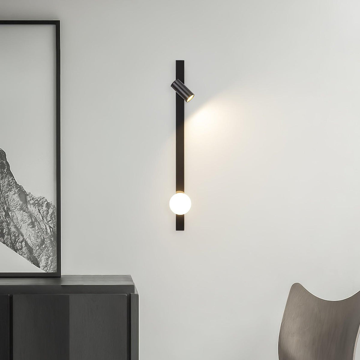 Dalmere Glass Wall Light-Moonnatur