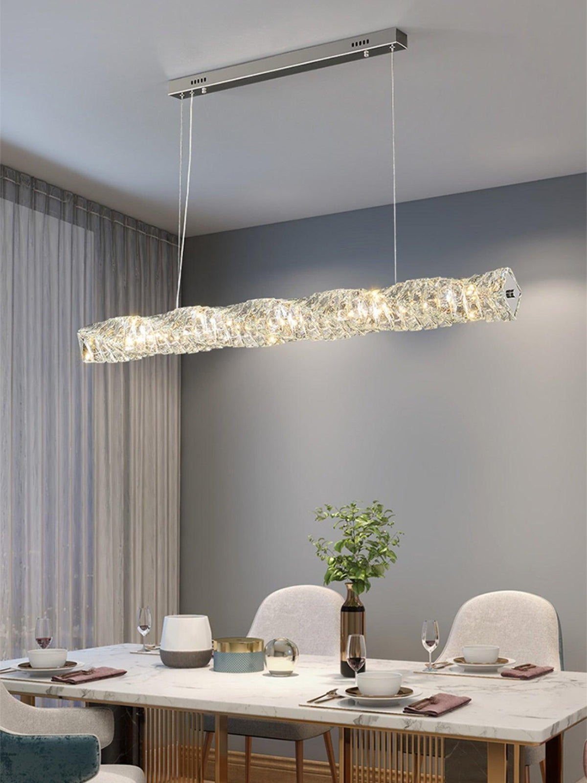 Ralenenna Crystal Pendant Light-Moonnatur