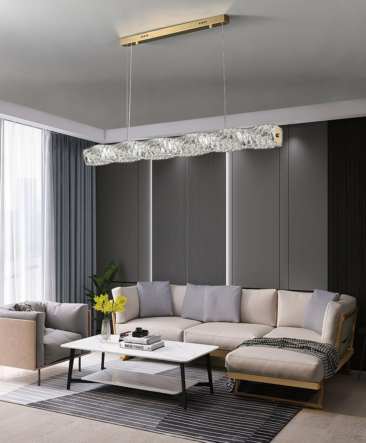 Ralenenna Crystal Pendant Light-Moonnatur