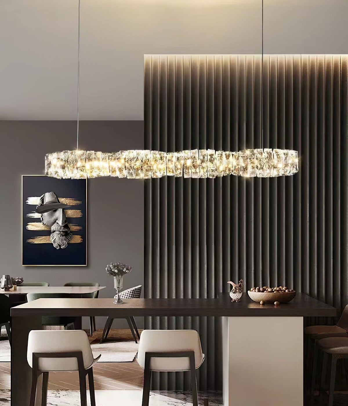 Ralenenna Crystal Pendant Light-Moonnatur