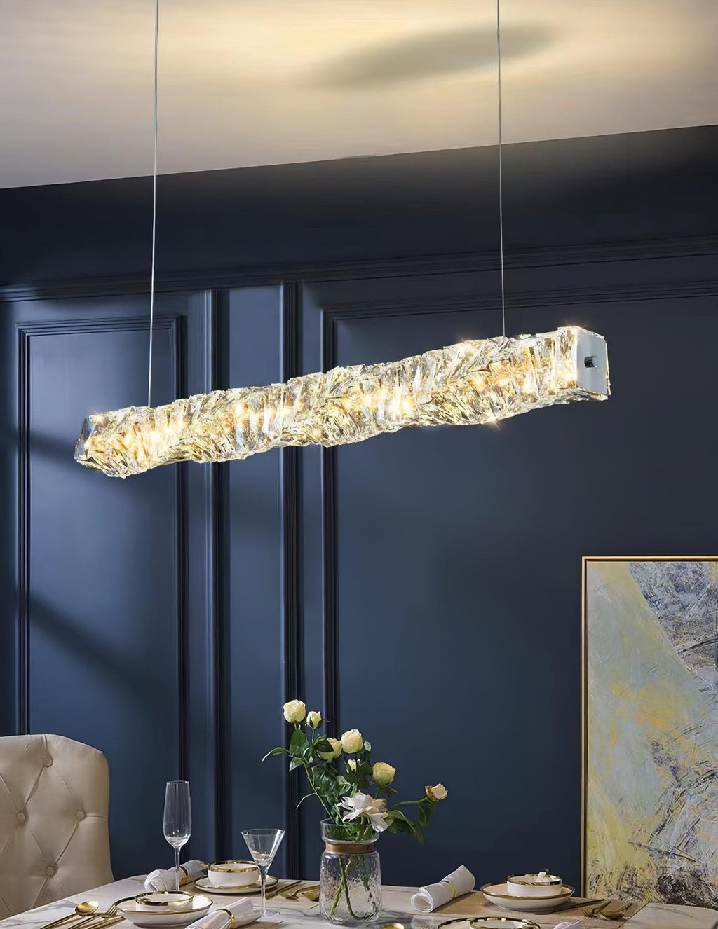 Ralenenna Crystal Pendant Light-Moonnatur