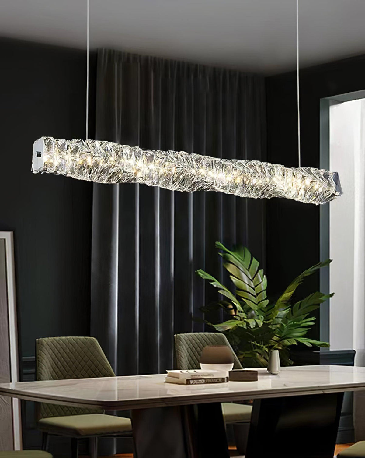 Ralenenna Crystal Pendant Light-Moonnatur