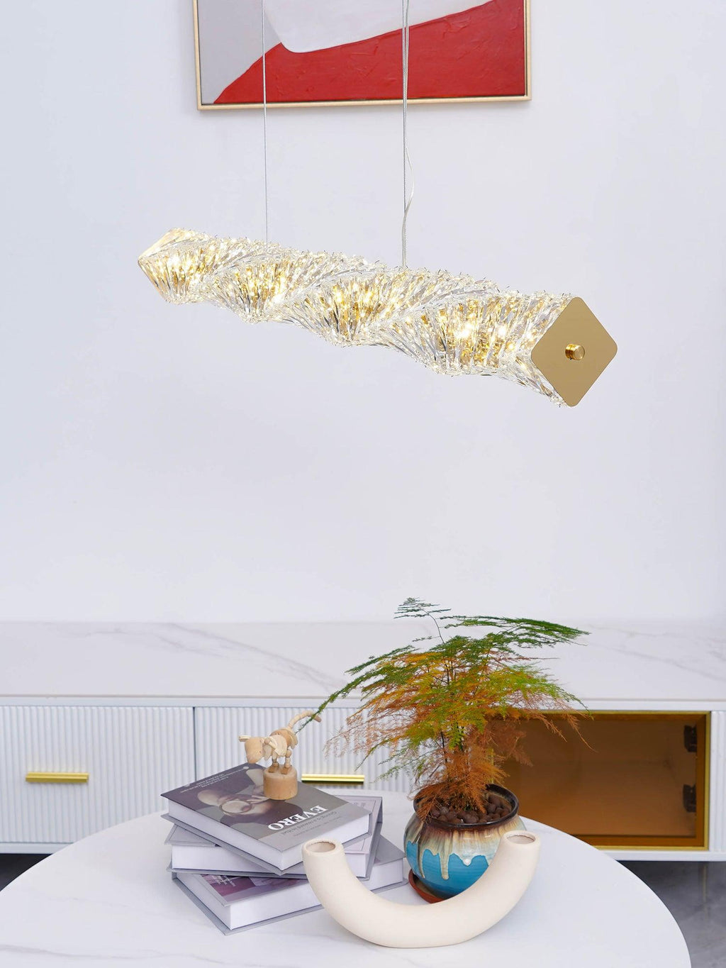 Ralenenna Crystal Pendant Light-Moonnatur