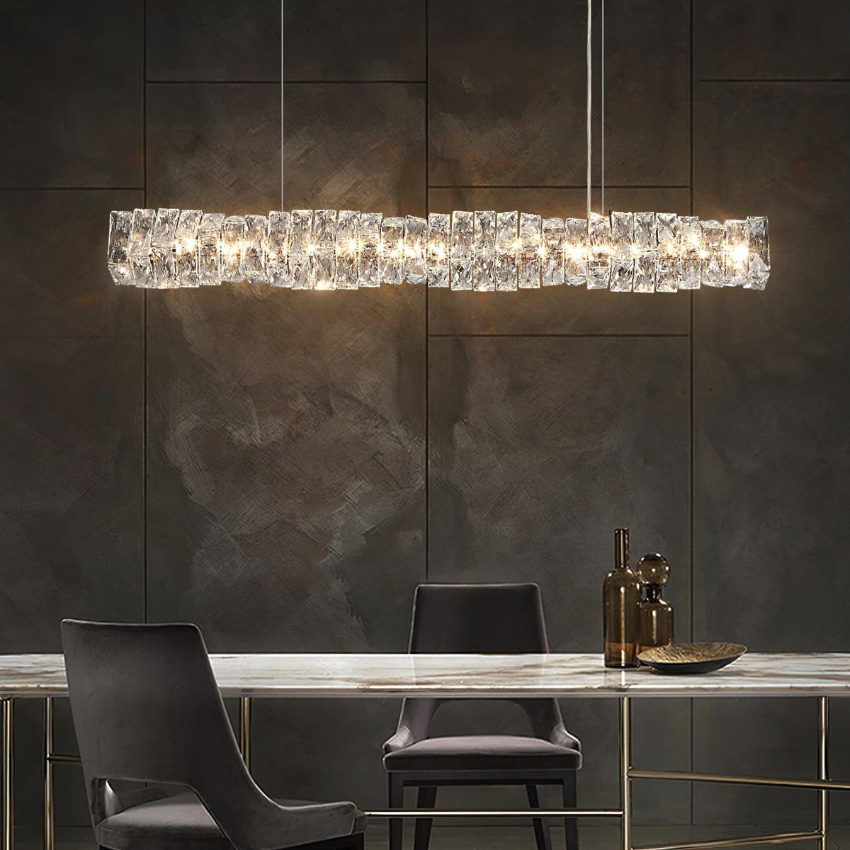 Ralenenna Crystal Pendant Light-Moonnatur