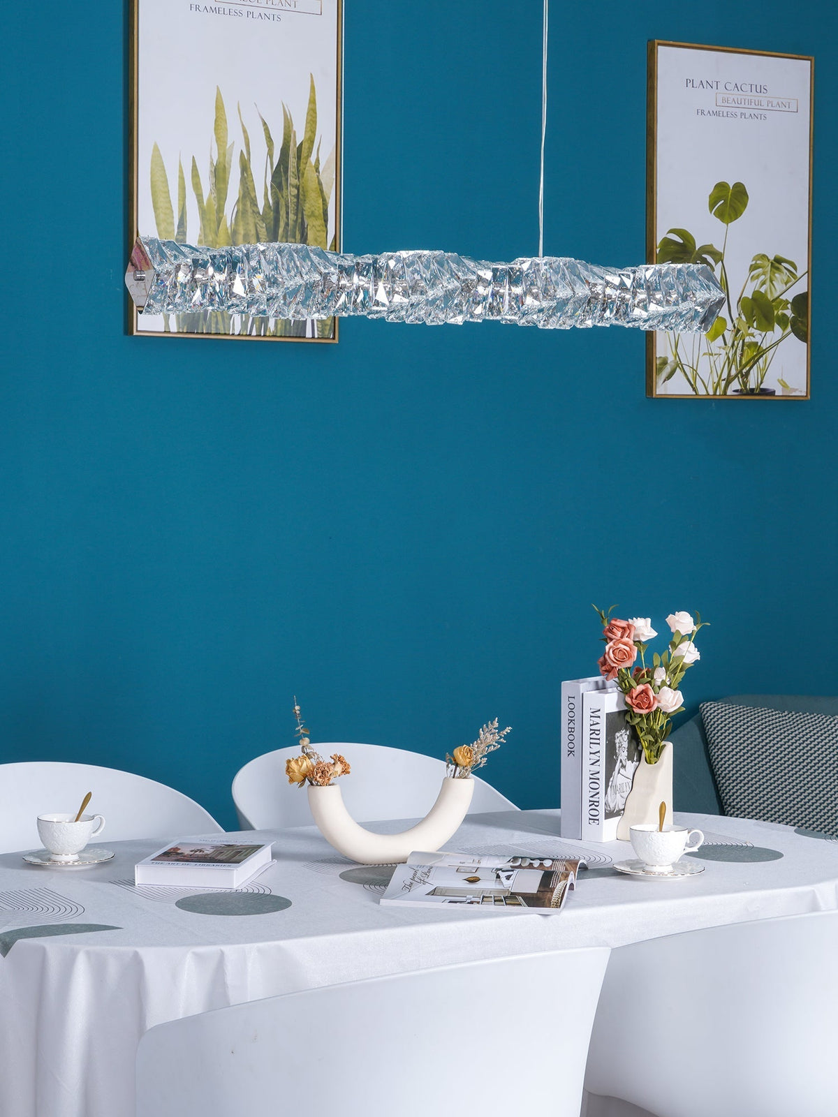 Ralenenna Crystal Pendant Light-Moonnatur