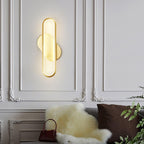 Garrowiel Brass Wall Light-Moonnatur