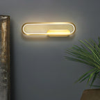 Garrowiel Brass Wall Light-Moonnatur