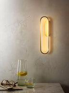 Garrowiel Brass Wall Light-Moonnatur