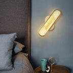 Garrowiel Brass Wall Light-Moonnatur
