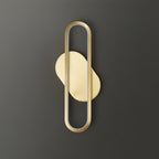 Garrowiel Brass Wall Light-Moonnatur