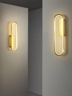 Garrowiel Brass Wall Light-Moonnatur