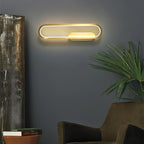 Garrowiel Brass Wall Light-Moonnatur