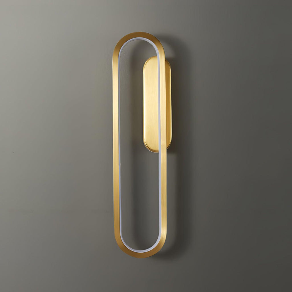 Garrowiel Brass Wall Light-Moonnatur