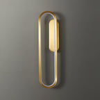 Garrowiel Brass Wall Light-Moonnatur