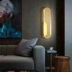 Garrowiel Brass Wall Light-Moonnatur