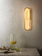 Garrowiel Brass Wall Light-Moonnatur