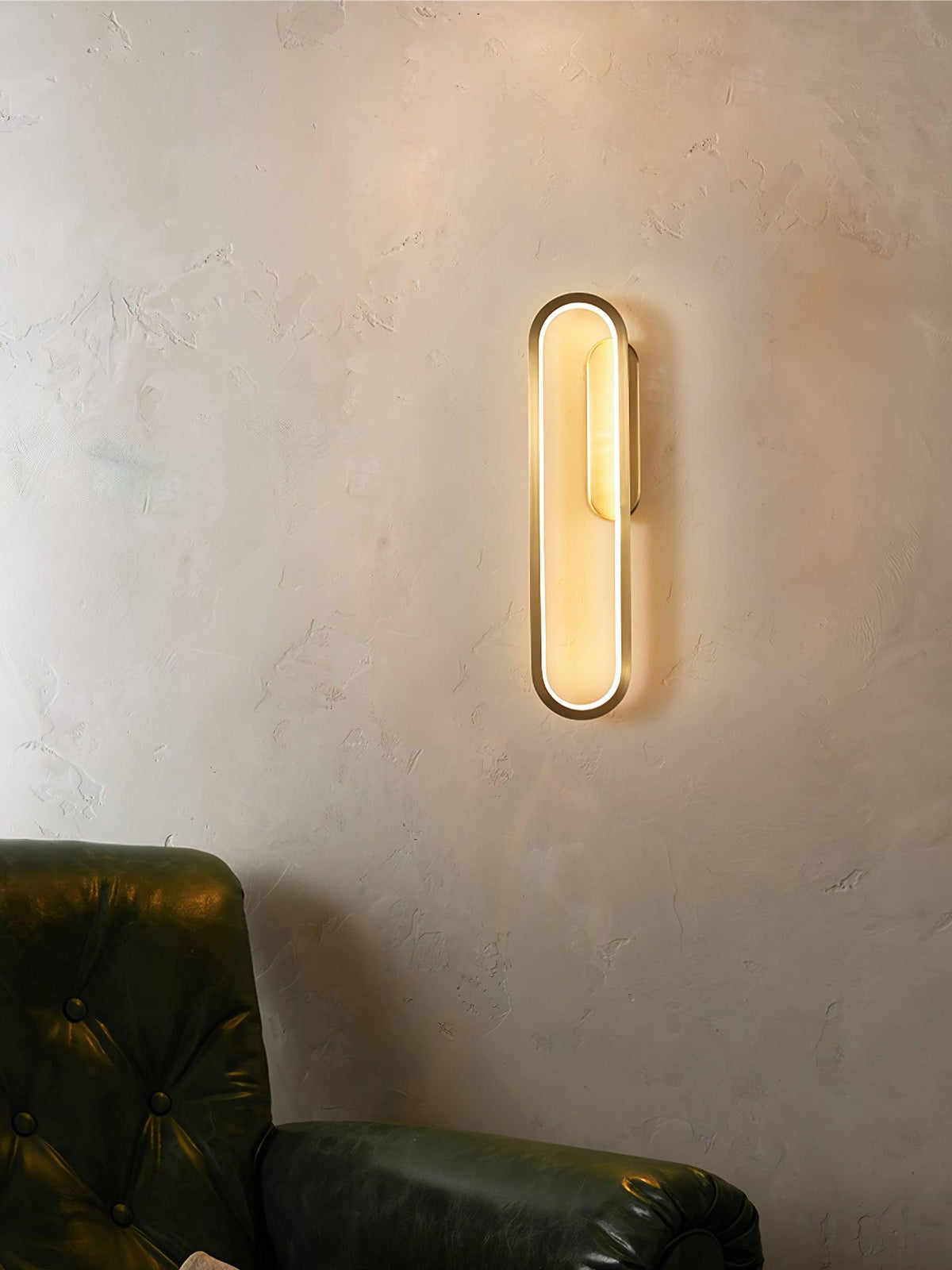 Garrowiel Brass Wall Light-Moonnatur