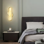Garrowiel Brass Wall Light-Moonnatur