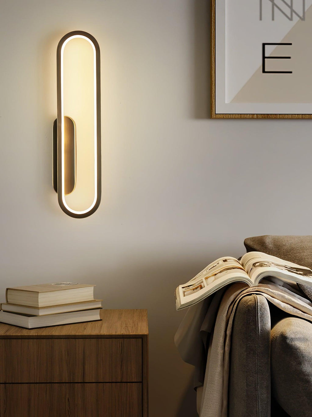 Garrowiel Brass Wall Light-Moonnatur