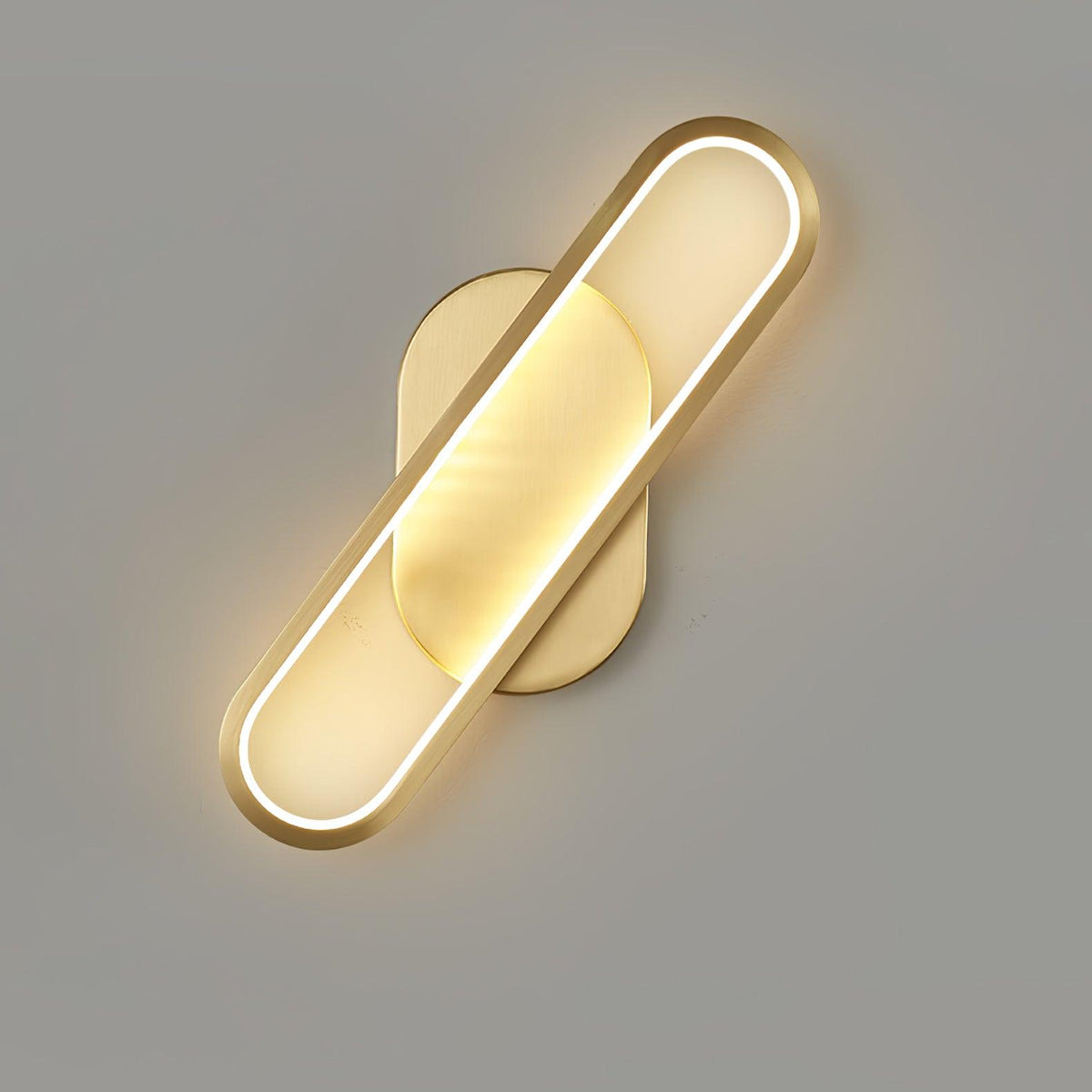 Garrowiel Brass Wall Light-Moonnatur