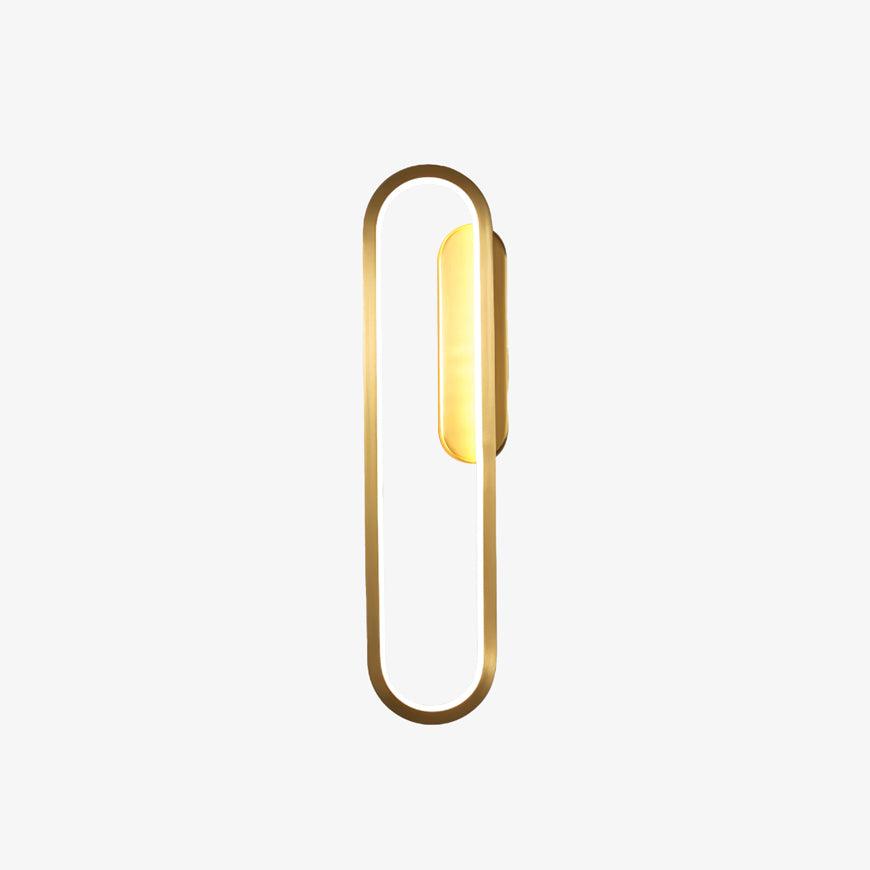 Garrowiel Brass Wall Light-Moonnatur