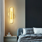 Garrowiel Brass Wall Light-Moonnatur