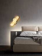 Garrowiel Brass Wall Light-Moonnatur