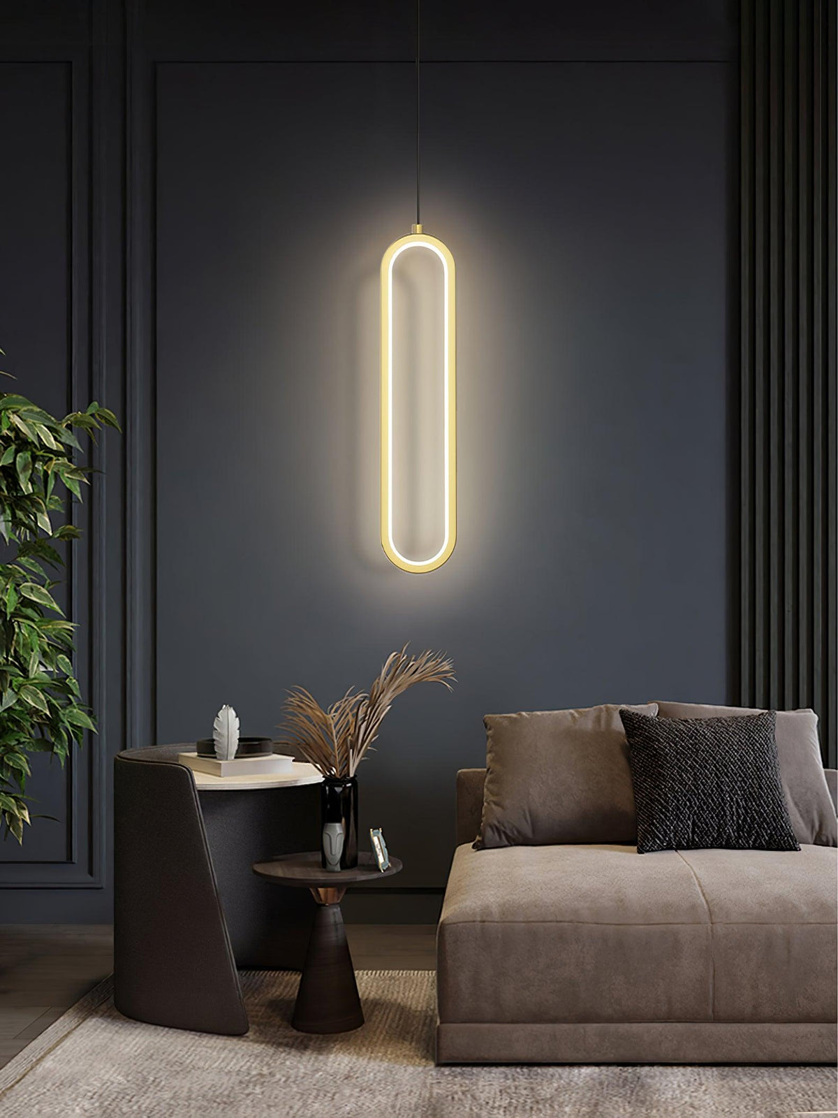 Jarvenara Brass Pendant Light-Moonnatur