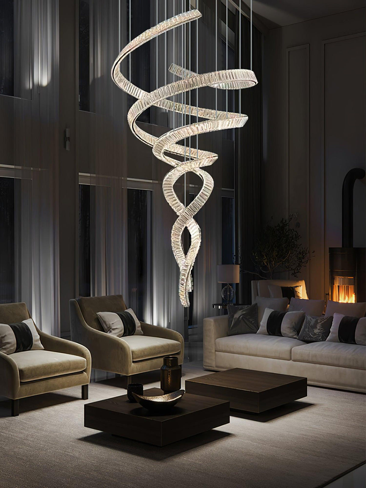 Altonhaven Crystal Pendant Light-Moonnatur