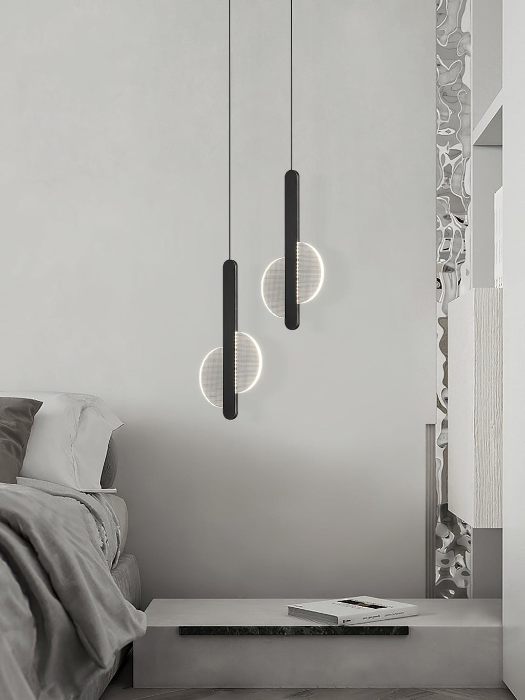 Valdenaelle Acrylic Pendant Light-Moonnatur