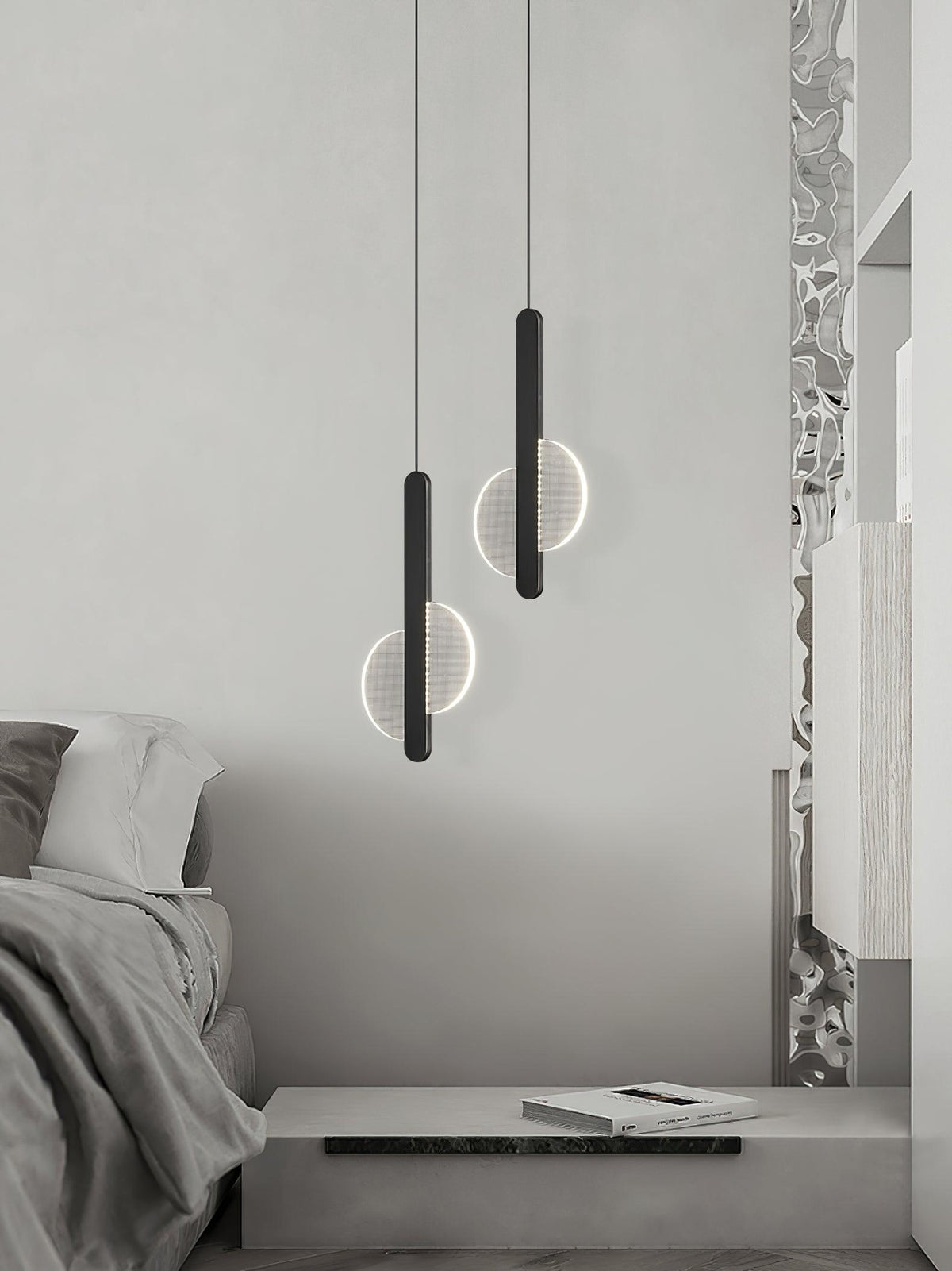 Valdenaelle Acrylic Pendant Light-Moonnatur