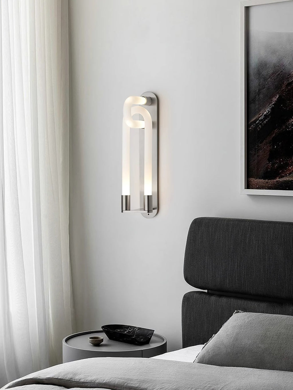 Norrelrose Acrylic Wall Light-Moonnatur