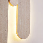 Rovenlyn Travertine Wall Light-Moonnatur