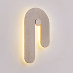 Rovenlyn Travertine Wall Light-Moonnatur