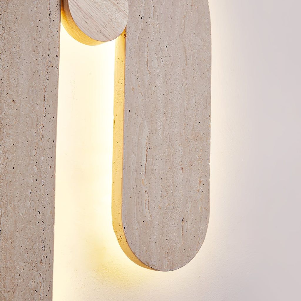 Rovenlyn Travertine Wall Light-Moonnatur
